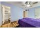 Tranquil bedroom leading into a bright en-suite bathroom with a sleek glass shower at 547 S Flower St, Lakewood, CO 80226