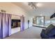 Bright bedroom with a sliding glass door and access to outdoor living space at 547 S Flower St, Lakewood, CO 80226