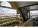 Bright bonus room with lots of light, wicker chairs, and stunning views of the city at 1435 Vine St # 5, Denver, CO 80206