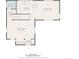 First floor plan view showcasing a kitchen, dining area, living room and foyer at 101 S Downing St # 8, Denver, CO 80209