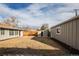 Spacious backyard with shed and patio at 1716 Moline St, Aurora, CO 80010