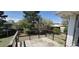View of the back deck with railing at 8389 Benton Way, Arvada, CO 80003