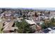 Serene neighborhood setting with views of homes, mature trees, and open space at 110 Forest St, Denver, CO 80220
