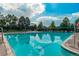Large community swimming pool for residents to enjoy with trees around at 5063 E Otero Cir, Centennial, CO 80122