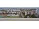 Aerial view showcasing the surrounding neighborhood and cityscape at 300 W 11Th Ave # 18C, Denver, CO 80204