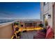 Relaxing balcony boasting city views and comfortable seating at 300 W 11Th Ave # 18C, Denver, CO 80204