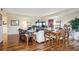 Spacious living room with hardwood floors and comfortable seating at 300 W 11Th Ave # 18C, Denver, CO 80204