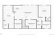 Basement floor plan featuring bedroom, wet bar, full bathroom, and unfinished storage at 3596 Longs Peak Cir, Parker, CO 80138