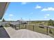 Peaceful deck showcasing the backyard landscape at 3596 Longs Peak Cir, Parker, CO 80138