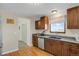 Well-lit kitchen showcasing granite counters and stainless steel appliances at 3596 Longs Peak Cir, Parker, CO 80138