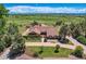 Expansive aerial view of a sprawling home with lush greenery and scenic landscape, perfect for luxurious living at 14030 E Progress Way, Aurora, CO 80015