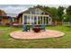 Backyard patio with a fire pit and seating area, perfect for enjoying outdoor gatherings at 14030 E Progress Way, Aurora, CO 80015
