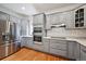Modern kitchen featuring stainless steel appliances, sleek countertops, and ample cabinet space at 3144 Stevens N Cir, Erie, CO 80516