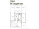 Detailed main floor plan showcasing the living room, kitchen, dining area, and garage layout at 19725 Rosewood Ct, Parker, CO 80138