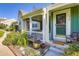 Cozy front porch with comfortable seating and charming decor at 19725 Rosewood Ct, Parker, CO 80138