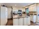 Spacious kitchen featuring stainless steel appliances, an island, and plenty of storage at 19725 Rosewood Ct, Parker, CO 80138