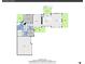 Detailed floorplan of home, outlining the layout with dimensions of the kitchen, bedrooms, and garage at 3794 N State Highway 67, Sedalia, CO 80135