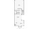 First floor plan showing kitchen, dining area, living room, garage, powder room and utility room at 9667 Walden St, Commerce City, CO 80022