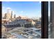 Stunning city view showcasing Union Station and the Denver skyline from a modern window at 1750 Wewatta St # 830, Denver, CO 80202
