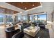 Stunning clubhouse features high ceilings, city views, and modern furnishings at 1750 Wewatta St # 830, Denver, CO 80202