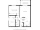 Layout featuring a primary bedroom, bedroom, bath, living room, kitchen, foyer, and screened balcony at 3082 S Wheeling Way # 202, Aurora, CO 80014