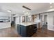 Open floor plan kitchen with a large island, stainless steel appliances, and modern lighting at 9382 Lark Sparrow Dr, Highlands Ranch, CO 80126