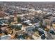 Aerial view showing home, neighborhood, and surrounding area at 2826 W Park Pl, Denver, CO 80219