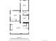 Floor plan showing the Gathering room, two bedrooms, laundry and bathroom on floor one at 3701 Eliot St, Denver, CO 80211