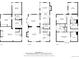 Detailed floor plan showcasing the layout of the home's three floors with measurements at 3701 Eliot St, Denver, CO 80211