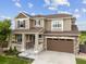 Charming two-story home with a well-manicured lawn, inviting porch, and a two-car garage at 3620 Sandoval St, Brighton, CO 80601