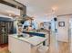 Modern kitchen with stainless steel appliances and island at 1777 Larimer St # 1908, Denver, CO 80202