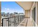 The expansive balcony with city views offers a perfect spot for relaxation at 975 N Lincoln St # 3E, Denver, CO 80203