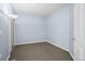 This simple bedroom with soft colored walls and neutral carpet offers a blank canvas at 975 N Lincoln St # 3E, Denver, CO 80203