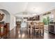 Bright dining area seamlessly connected to the open concept kitchen at 22391 E Plymouth Cir, Aurora, CO 80016