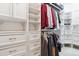 Organized walk-in closet with custom shelving and ample storage space at 16031 W 63Rd Ln # D, Arvada, CO 80403