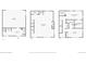 Floor plan showcasing layouts for each level of the property at 4737 E Iliff Ave, Denver, CO 80222