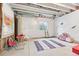 Unfinished basement area, featuring a blank canvas ready to be transformed into living space at 8552 W San Juan Ave, Littleton, CO 80128