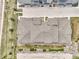 Overhead view of a townhome complex with well-maintained roofs and private driveways at 12258 Hazel Spruce Ct, Parker, CO 80134