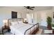 Comfortable bedroom with neutral tones, carpet flooring, and coordinating furnishings at 8897 Wagner Ln, Westminster, CO 80031