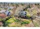 Aerial view of the property showing a partial view of the mountains and greenery at 3766 E Easter S Cir, Centennial, CO 80122