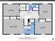 Floorplan of floor 3 featuring a primary bedroom and three bedrooms with walk-in closets and ensuite bathrooms at 3766 E Easter S Cir, Centennial, CO 80122