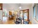 Charming dining area adjacent to kitchen, perfect for casual meals and entertaining at 5723 S Kittredge St, Centennial, CO 80015