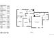 Layout of the house's second floor, showing bedroom and bathroom dimensions at 5723 S Kittredge St, Centennial, CO 80015
