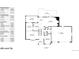 Layout of the house's first floor, showing room dimensions and locations at 5723 S Kittredge St, Centennial, CO 80015