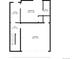 Detailed floor plan showcasing room dimensions, layout, including garage, hall, and bath at 3680 S Beeler St # 5, Denver, CO 80237