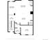 Detailed floor plan of the house showing the layout of the main floor rooms and dimensions at 3680 S Beeler St # 5, Denver, CO 80237
