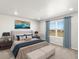 Well-lit bedroom with a comfortable bed, bedside tables, and a scenic view through the window at 383 Remuda Rd, Berthoud, CO 80513