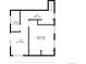 The detailed floor plan showcases the hall, bath, loft and bedroom dimensions at 25531 Mosier Cir, Conifer, CO 80433