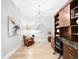 Bright home office with built-in shelving and hardwood floors at 7600 Landmark Way # 914, Englewood, CO 80111