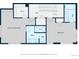 Upper-level layout with bedrooms, bathrooms, hall, and walk-in closet at 2851 W 23Rd Ave # 1, Denver, CO 80211